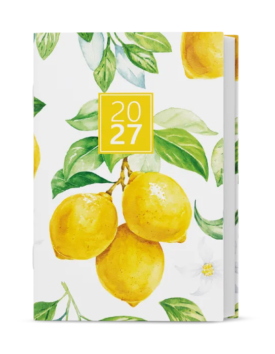 Główne zdjęcie produktu Týdenní diář - Gustav - lamino - Citron