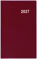 Tygodniowy notes - Gustav - PVC - bordowy