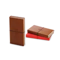 Tygodniowy notes - Jakub - Dueto - kieszonkowy - notes + blok - brązowy