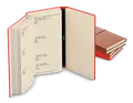 Tygodniowy notes - Jakub - Dueto - kieszonkowy - notes + blok - brązowy