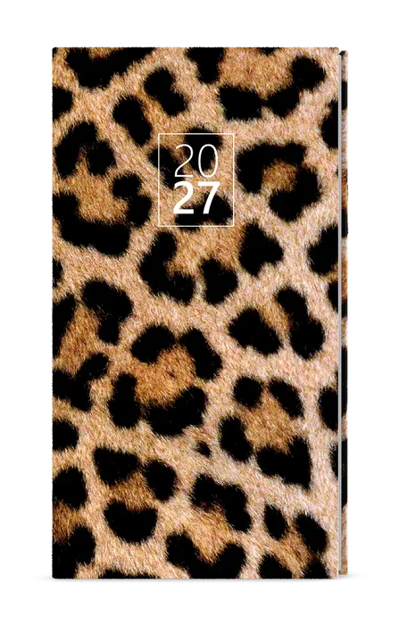 Główne zdjęcie produktu Týdenní diář - Jakub - Lamino - kapesní - Leopard