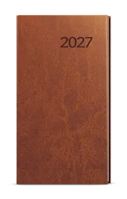 Tygodniowy notes - Jakub - Vivella - kieszonkowy - brązowy