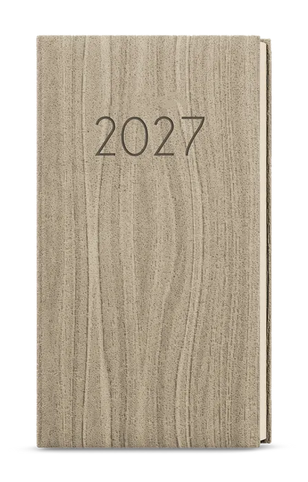 Główne zdjęcie produktu Týdenní diář - Jakub - Wood - kapesní - světle hnědá