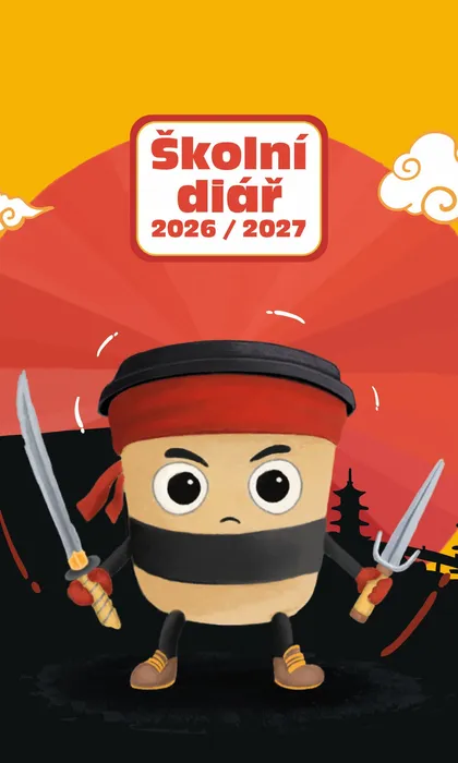 Główne zdjęcie produktu Týdenní diář  - Kamil - lamino - Ninja