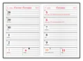 Tygodniowy notes - Ladislav - PVC - czarny