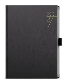 Tygodniowy notes - Oskar - ForMen - A5 - Czarny