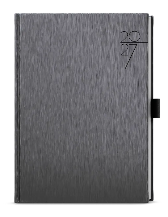 Główne zdjęcie produktu Týdenní diář - Oskar - ForMen - A5 - Grey
