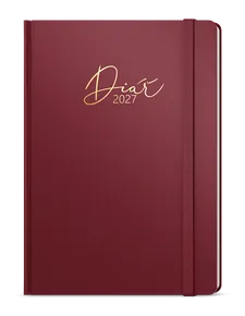 Tygodniowy notes - Prokop - Luxi - B6 - bordowy