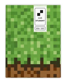 Tygodniowy notes - Student - V8 - laminowany - kieszonkowy - Kostki