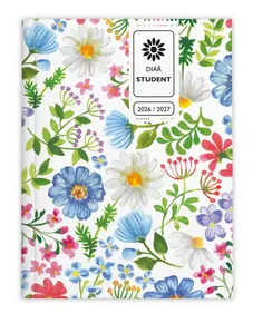 Tygodniowy notes - Student - V8 - laminowany - kieszonkowy - Łąka