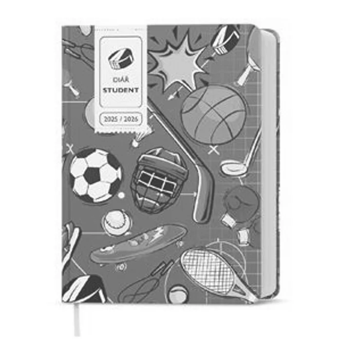 Główne zdjęcie produktu Týdenní diář - Student - V8 - lamino - kapesní - Sport