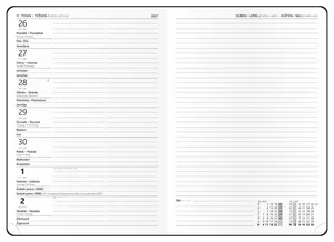 Tygodniowy notes - Zoro - Tora - A5 - różowy