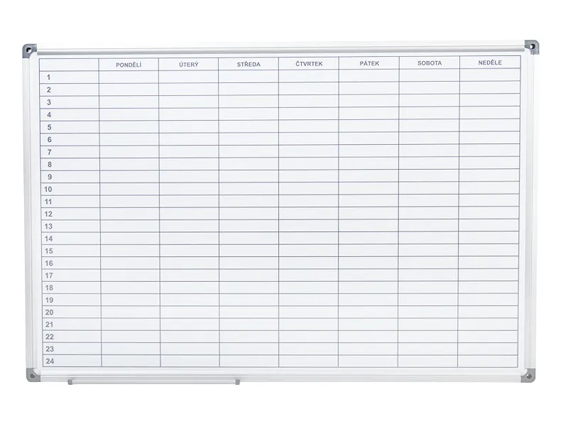 Główne zdjęcie produktu Týdenní plánovací tabule ARTA 90x60 cm
