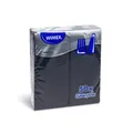 Serwetka CutleryStar 2-w czarna 38 x 32 cm [50 szt]