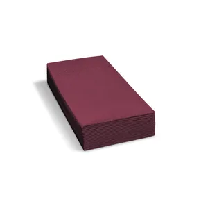 Serwetka (PAP FSC Mix) składana 1/8 HF 2-w bordowa 33 x 33 cm [250 szt]