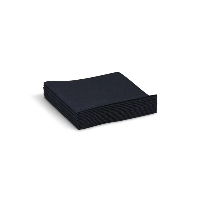 Główne zdjęcie produktu Ubrousek PREMIUM černý 20 x 20 cm v boxu [100 ks]