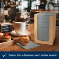Serwetka PREMIUM szara 20 x 20 cm w pudełku [100 szt.]
