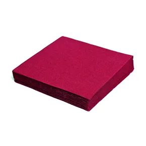 Serwetka 2-w bordowa 33 x 33 cm [50 szt]