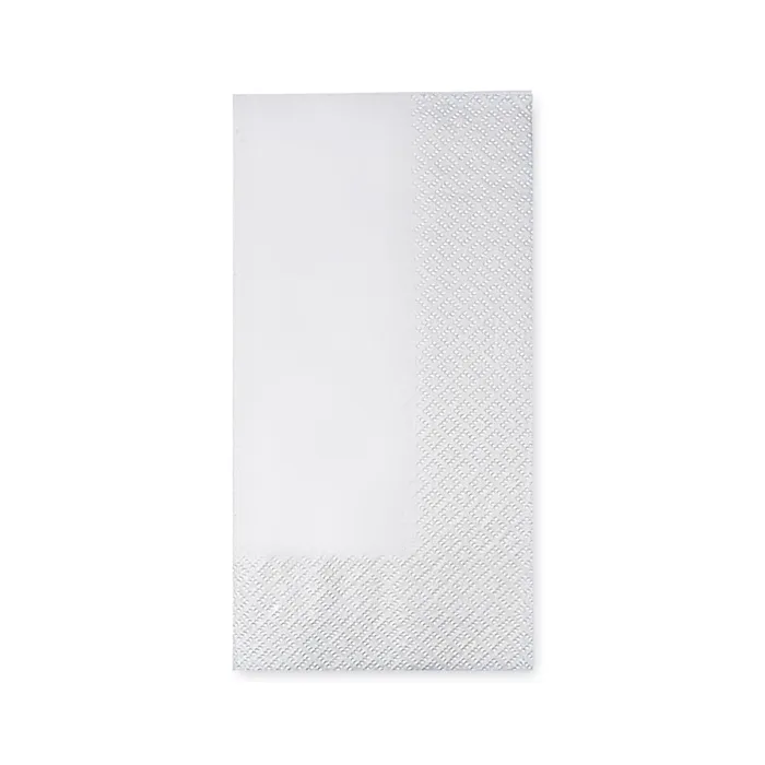 Główne zdjęcie produktu Ubrousky 2-vrstvé, 40 x 40 cm, bílé, 1/8 skládání [250 ks]