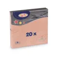Następne zdjęcie produktu Serwetka (PAP FSC Mix) 3-w morelowa 33 x 33 cm [20 szt]
