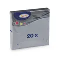 Następne zdjęcie produktu Serwetka (PAP FSC Mix) 3-w szara 33 x 33 cm [20 szt]