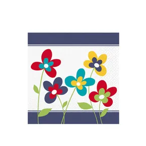 Ubrousky 3-vrstvé, 33 x 33 cm SUMMER FLOWERS [20 ks]