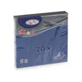Następne zdjęcie produktu Serwetka (PAP FSC Mix) 3-w ciemnoniebieska 33 x 33 cm [20 szt]