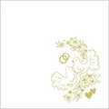 Serwetka PREMIUM Wesele 40 x 40 cm [50 szt]