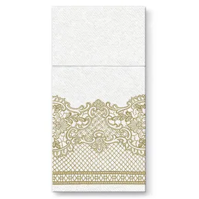 Serwetki PAW AIRLAID 40x40cm Royal Lace Gold [25 szt.]