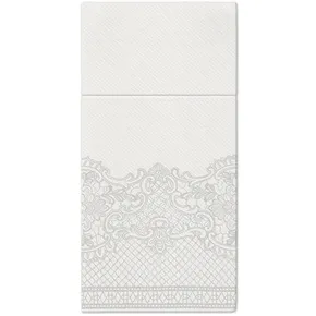 Serwetki PAW AIRLAID 40x40cm Royal Lace Silver [25 szt.]
