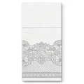 Następne zdjęcie produktu Serwetki PAW AIRLAID 40x40cm Royal Lace Silver [25 szt.]