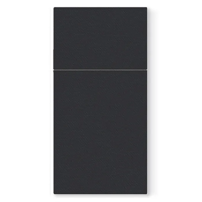 Główne zdjęcie produktu Ubrousky na příbory PAW AIRLAID 40x40cm Unicolor Black [50 ks]