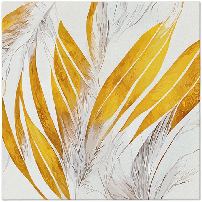 Główne zdjęcie produktu Ubrousky PAW AIRLAID 40x40 cm Angel Feathers [50 ks]