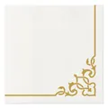Serwetki PAW AIRLAID 40x40 cm Elegancka Ramka Złota [50 szt.]