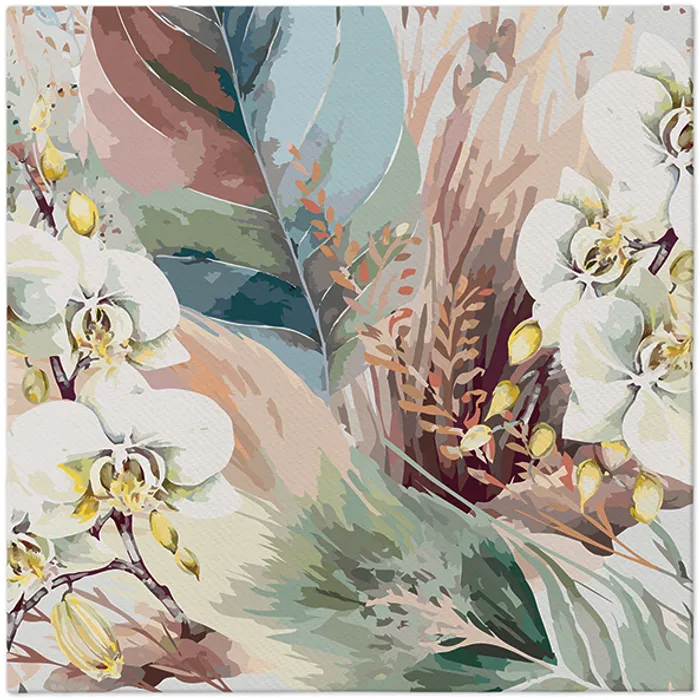 Główne zdjęcie produktu Ubrousky PAW AIRLAID 40x40 cm Foggy Leaves [50 ks]