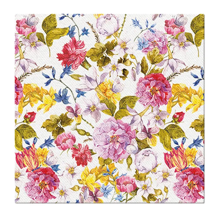 Główne zdjęcie produktu Ubrousky PAW AIRLAID 40x40 cm Herbal roses