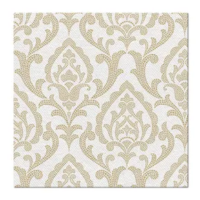 Serwetki PAW AIRLAID 40x40 cm Portuguese Tiles gold [50 szt]