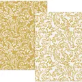 Następne zdjęcie produktu Serwetki PAW AIRLAID 40x40 cm Odwrócona etiuda barokowa złota [50 szt.]