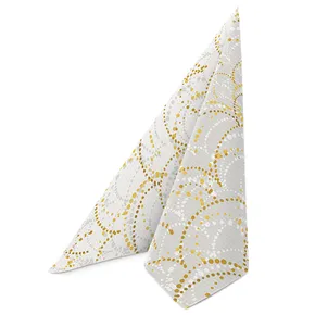 Serwetki PAW AIRLAID 40x40 cm Reverse Festive garland [50 szt]