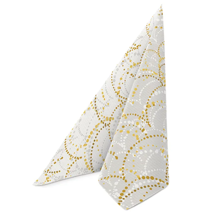 Główne zdjęcie produktu Ubrousky PAW AIRLAID 40x40 cm Reverse Festive garland [50 ks]