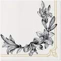 Serwetki PAW AIRLAID 40x40 cm Królewski Liliowy [50 szt.]