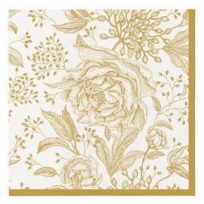 Serwetki PAW AIRLAID 40x40 cm Rose Peonies [50 szt]