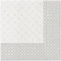 Serwetki PAW AIRLAID 40 × 40 cm Subtle Grid (srebrne) [50 szt.]