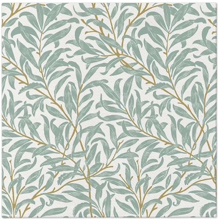 Główne zdjęcie produktu Ubrousky PAW AIRLAID 40x40 cm Willow branch [50 ks]