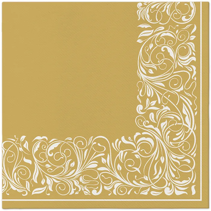 Główne zdjęcie produktu Ubrousky PAW AIRLAID L 40x40cm Elegant tangle [50 ks]