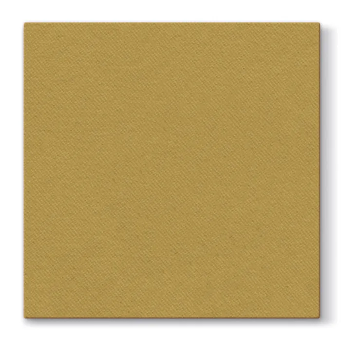 Główne zdjęcie produktu Ubrousky PAW AIRLAID L 40x40cm Monocolor Gold [50 ks]