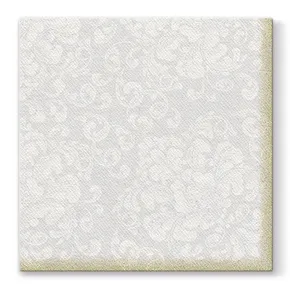 Serwetki PAW AIRLAID L 40x40cm Rococo White [50 szt]