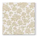 Serwetki PAW AIRLAID L 40 × 40 cm Subtle Roses Gold [50 szt.]