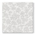 Serwetki PAW AIRLAID L 40 × 40 cm Subtle Roses Silver [50 szt.]