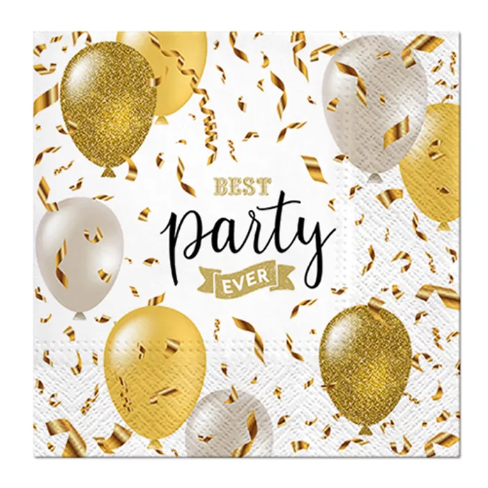 Główne zdjęcie produktu Ubrousky PAW L 33x33cm Elegant Ballons [20 ks]